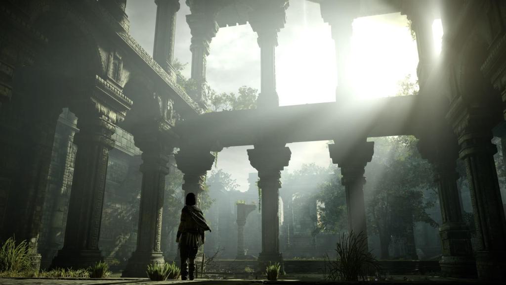 Photo of the secret garden from the game "Shadow of the Colossus".
